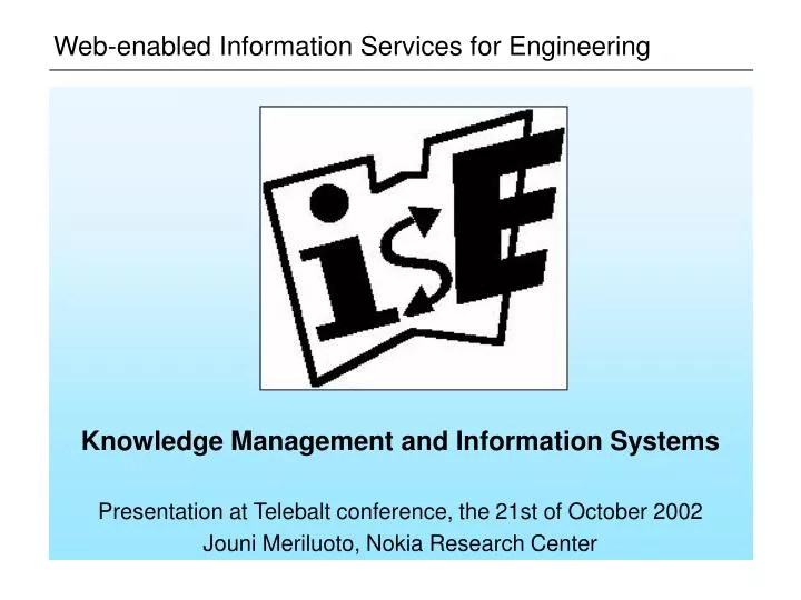 knowledge management and information systems