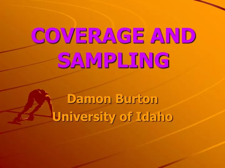 coverage and sampling