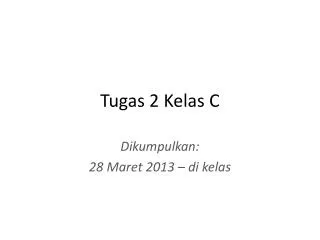 tugas 2 kelas c