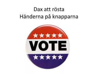 dax att r sta h nderna p knapparna