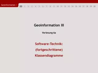 geoinformation iii