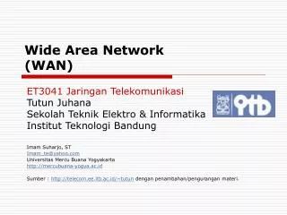 wide area network wan