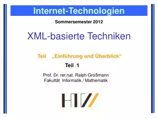 xml basierte techniken