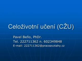 celo ivotn u en c u