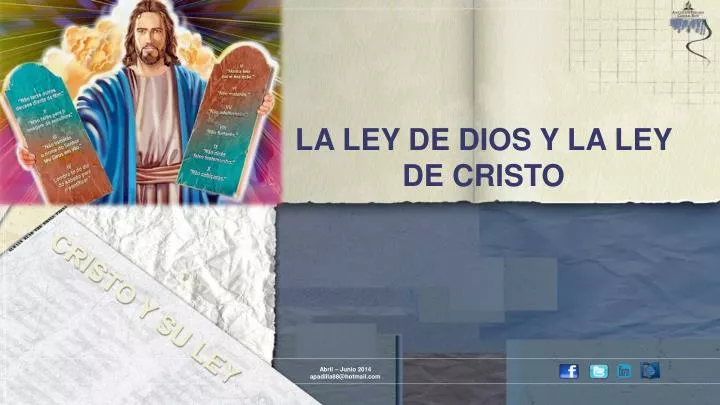 Ppt La Ley De Dios Y La Ley De Cristo Powerpoint Presentation Free