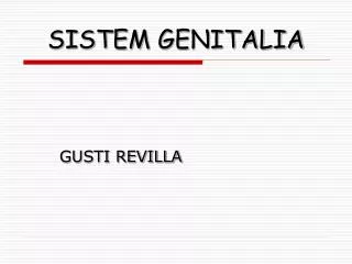 sistem genitalia