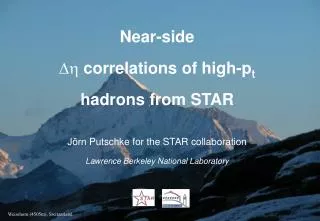 Near-side ?? correlations of high-p t hadrons from STAR