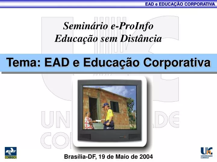 semin rio e proinfo educa o sem dist ncia