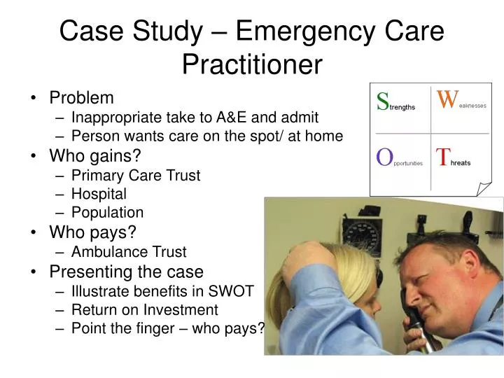 case study emergency care practitioner