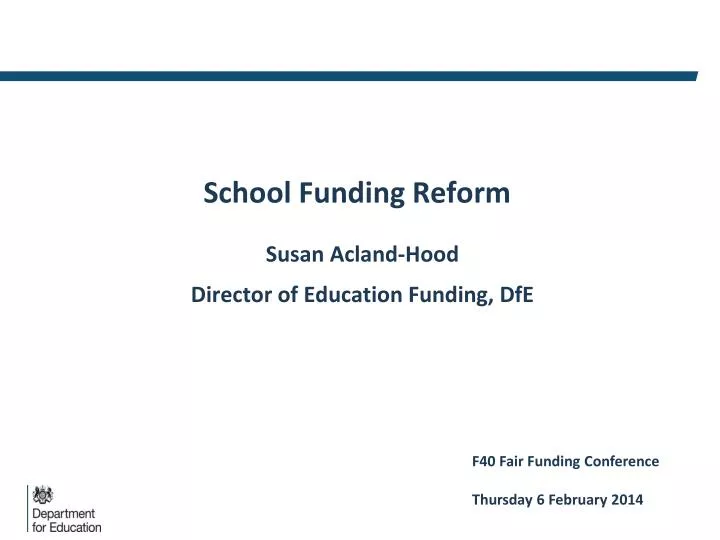 school funding reform