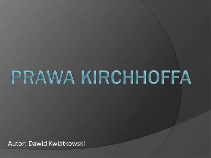 autor dawid kwiatkowski