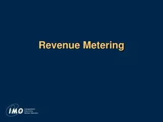 Revenue Metering