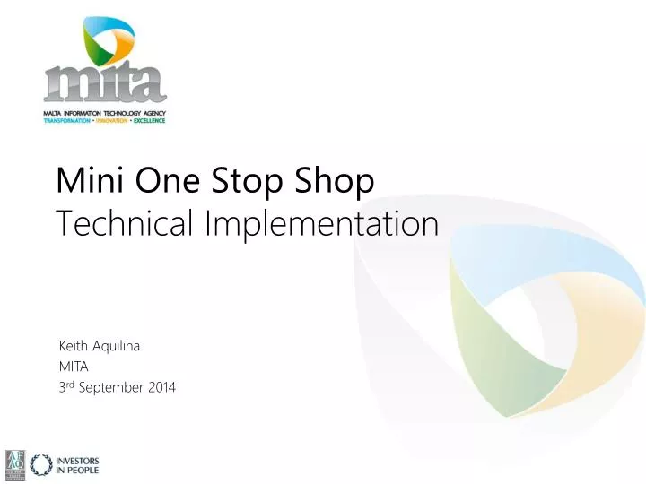 mini one stop shop technical implementation
