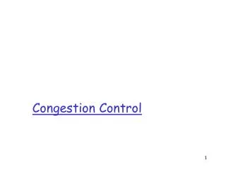 Congestion Control