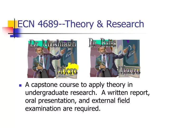 ecn 4689 theory research