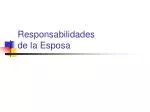 Responsabilidades de la Esposa - slide 1