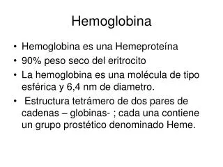 hemoglobina