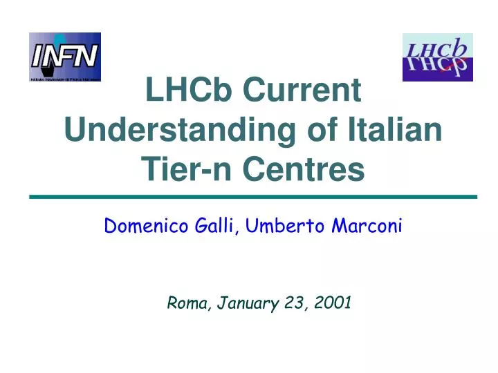 lhcb current understanding of italian tier n centres
