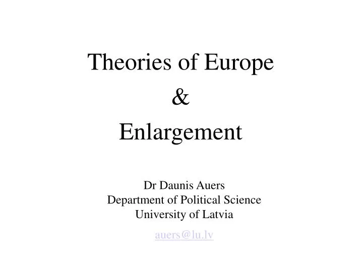dr daunis auers department of political science university of latvia auers@lu lv
