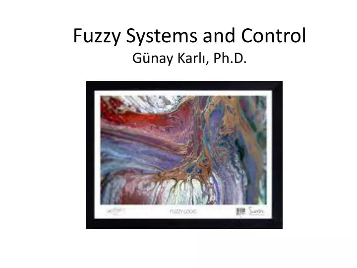 fuzzy systems and control g nay karl ph d