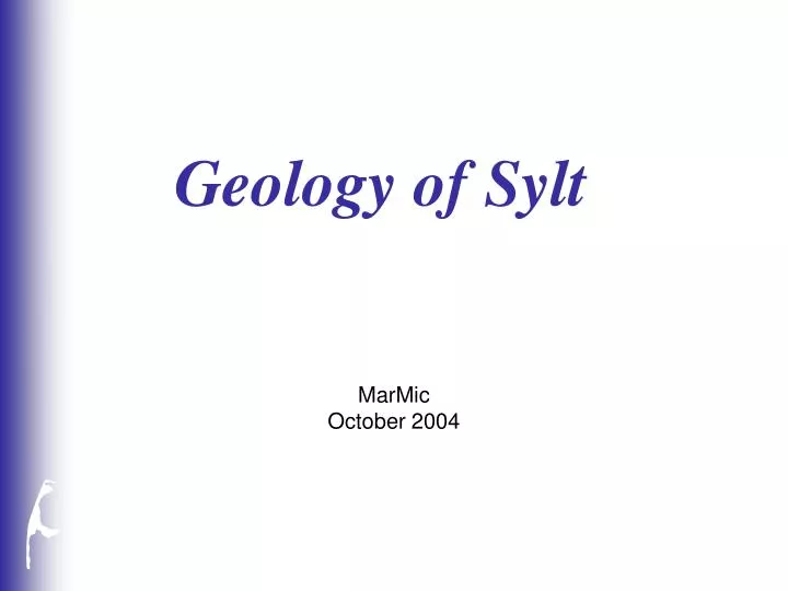 geology of sylt