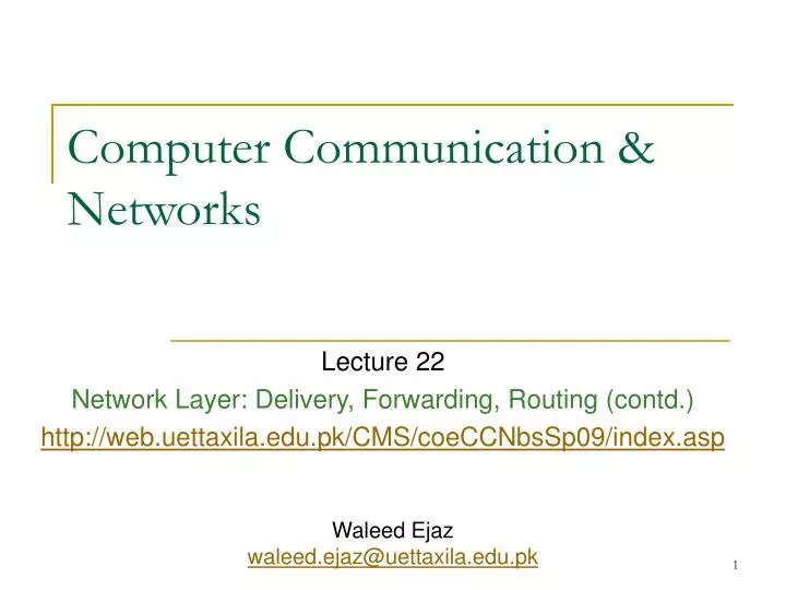 computer communication networks