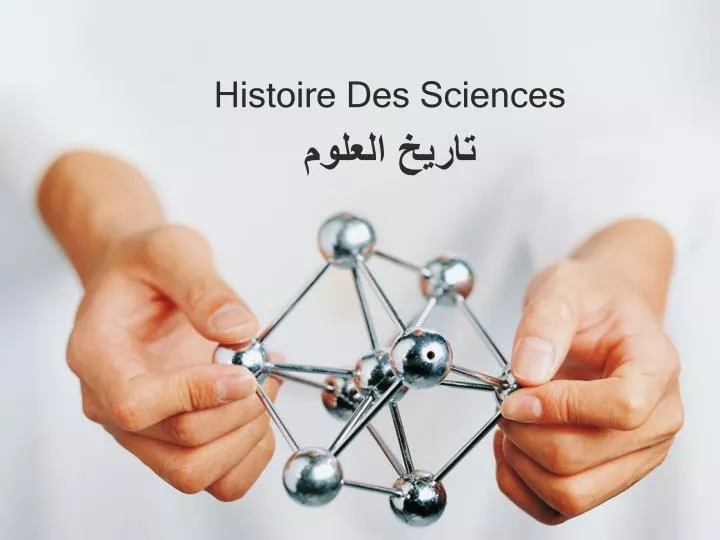 histoire des sciences