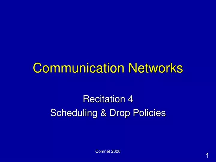 communication networks