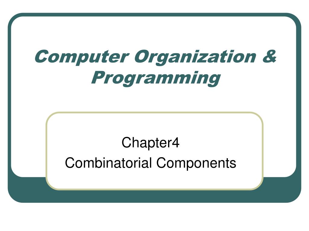 PPT - Computer Organization & Programming PowerPoint Presentation - ID ...