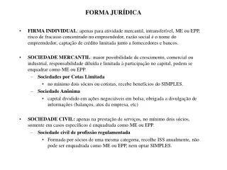 forma jur dica