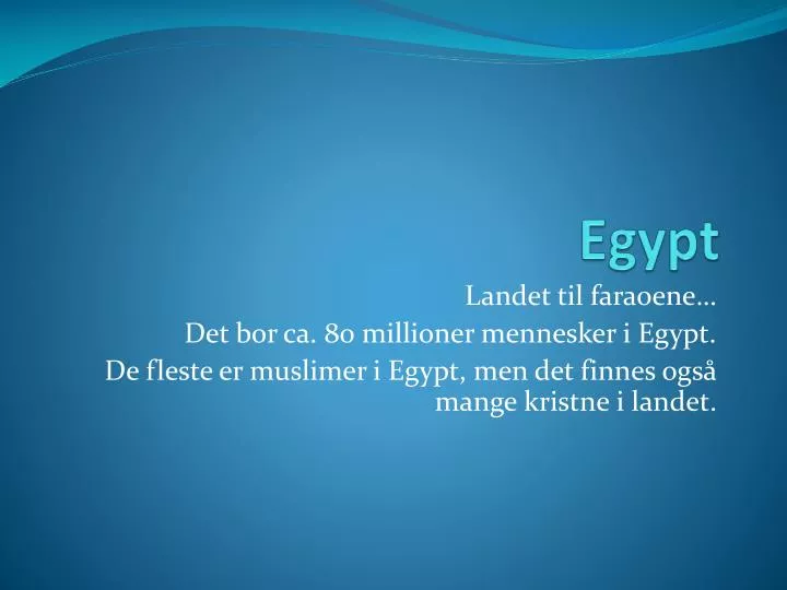 egypt