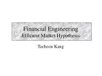 Financial Engineering -Efficient Market Hypothesis- - slide 1