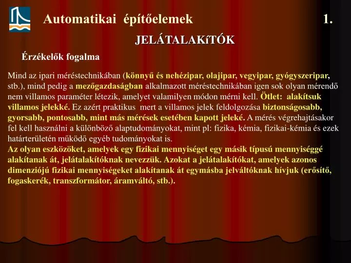 automatikai p t elemek 1