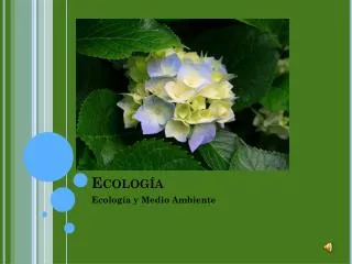 ecolog a