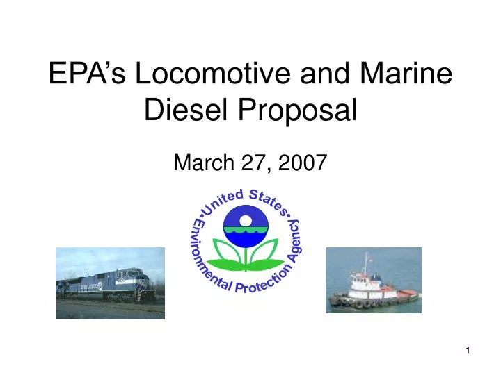 epa s locomotive and marine diesel proposal