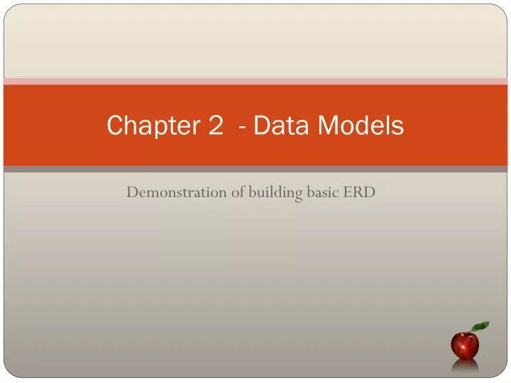 chapter 2 data models