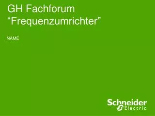 gh fachforum frequenzumrichter