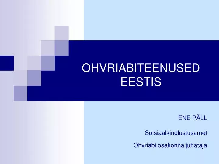 ohvriabiteenused eestis