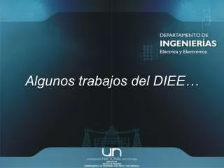 algunos trabajos del diee