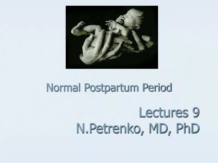 normal postpartum period