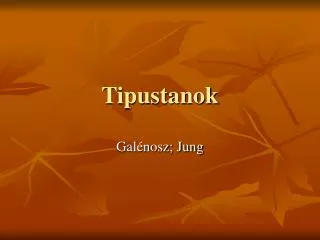 tipustanok