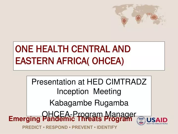 one health central and eastern africa ohcea