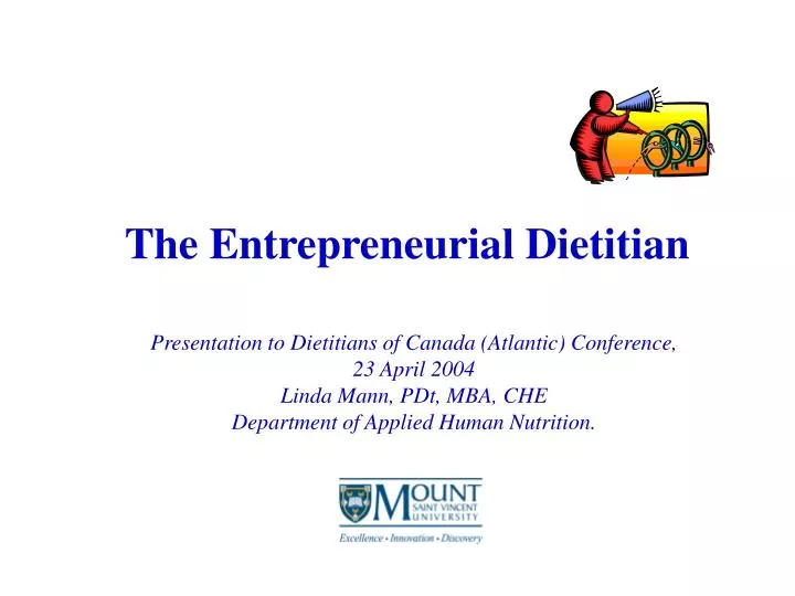 the entrepreneurial dietitian