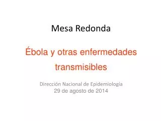 mesa redonda