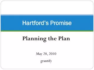 hartford s promise