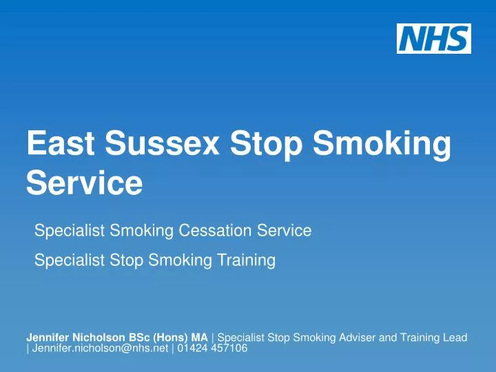 east sussex stop smoking service