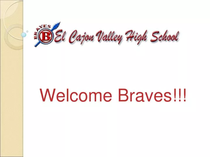 welcome braves
