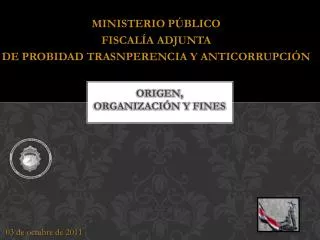 origen organizaci n y fines