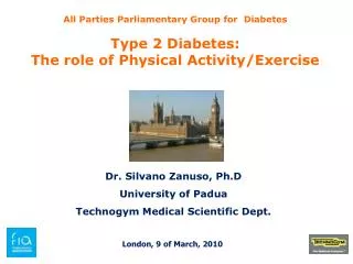All Parties Parliamentary Group for Diabetes Type 2 Diabetes: