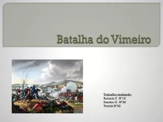 batalha do vimeiro